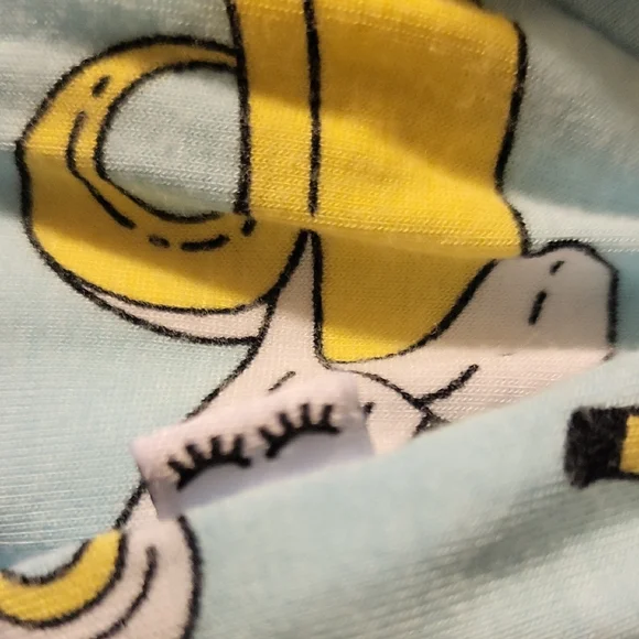 Little Sleepies Blue and Yellow Banana One Piece - Picture 4 of 4